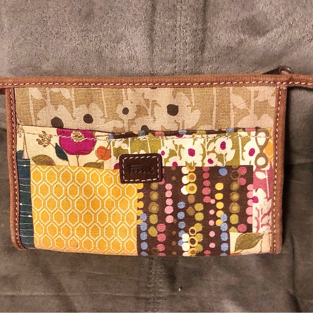 Fossil Cosmetic Makeup Toiletry Bag